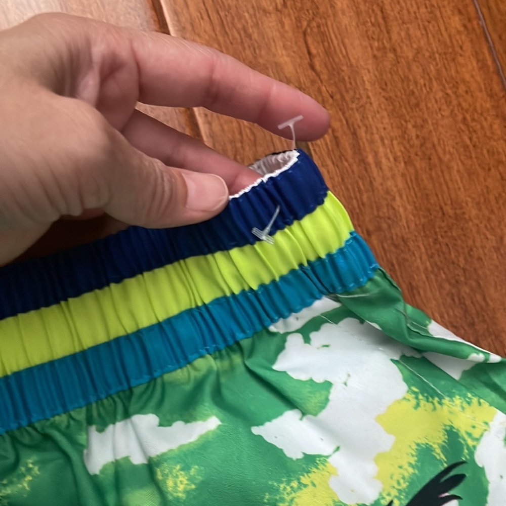 New! Set of 2 swim trunks waist approx 13.5” wide laying flat - Picture 9 of 12